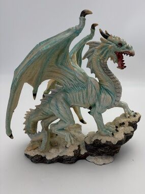 Vintage “The Elder Draconis” Summit Collection Iridescent Dragon Figurine